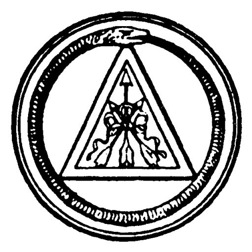 Bijou (Logenemblem) der Freimaurerloge Zu den Drei Pfeilen Nr. 164 i.O. Nürnberg